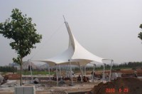 濟南現代職業學院景觀膜結構-濟南膜結構